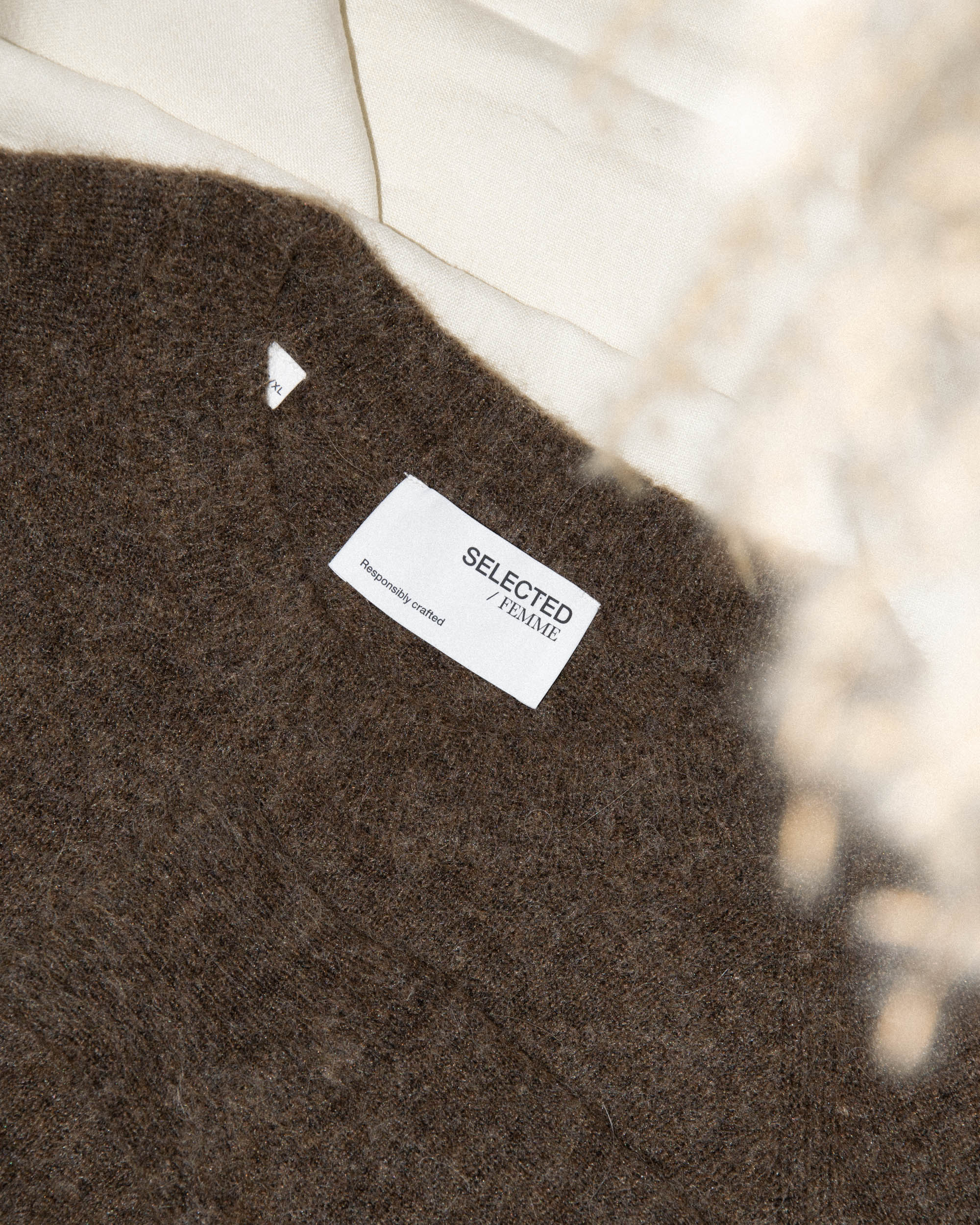 SELECTED FEMME (wełna + alpaka) - XL