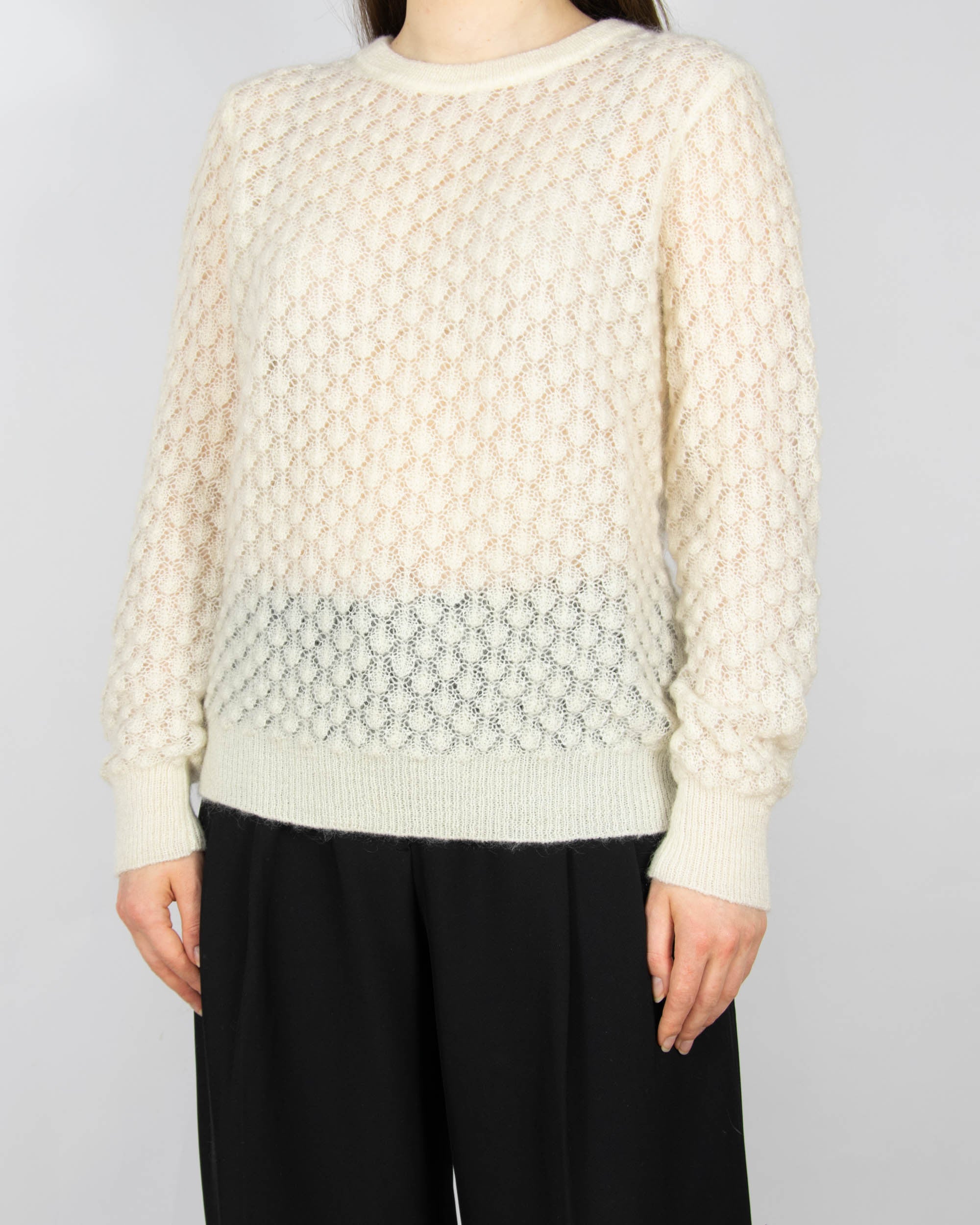 Blu (moher + wełna) - M