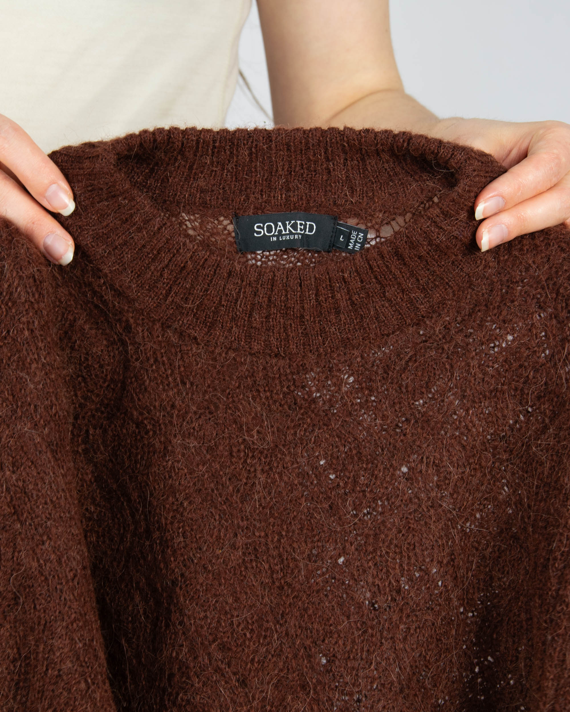 SOAKED (alpaka + wełna) - L