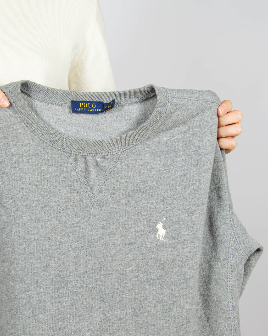 Szara bawełniana bluza Ralph Lauren - M