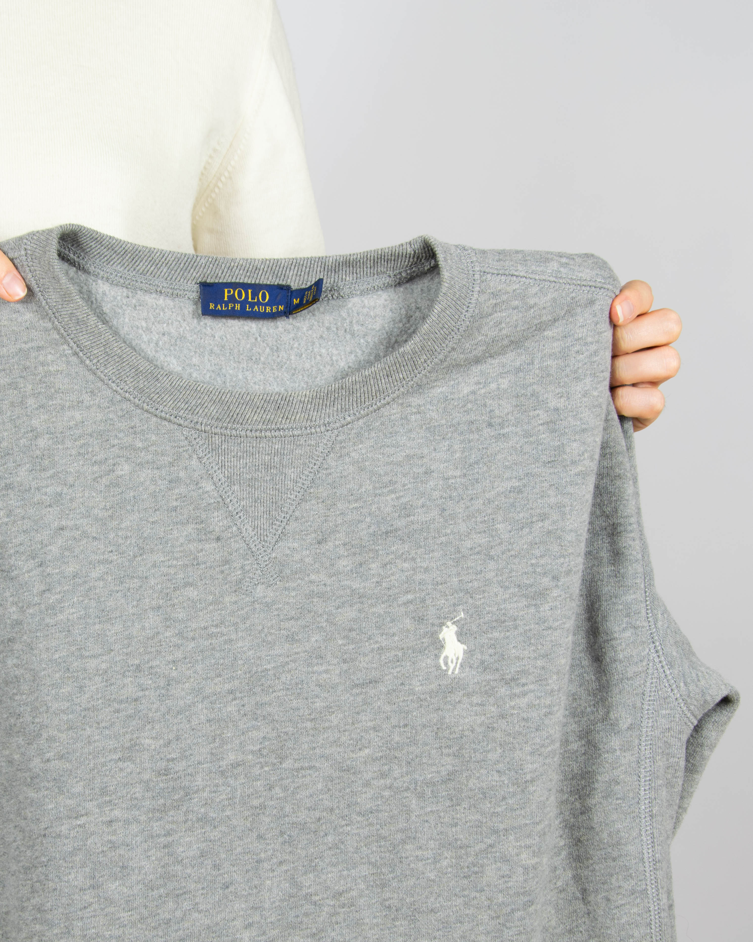 Szara bawełniana bluza Ralph Lauren - M