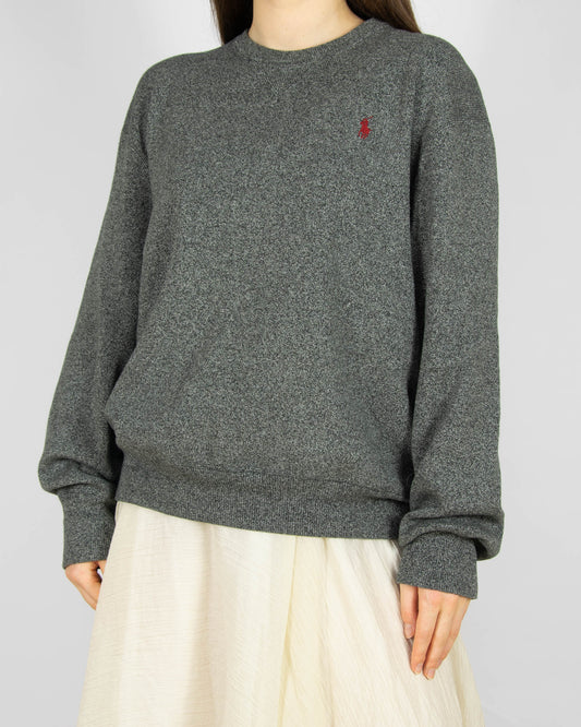 Szara bawełniana bluza Ralph Lauren - M