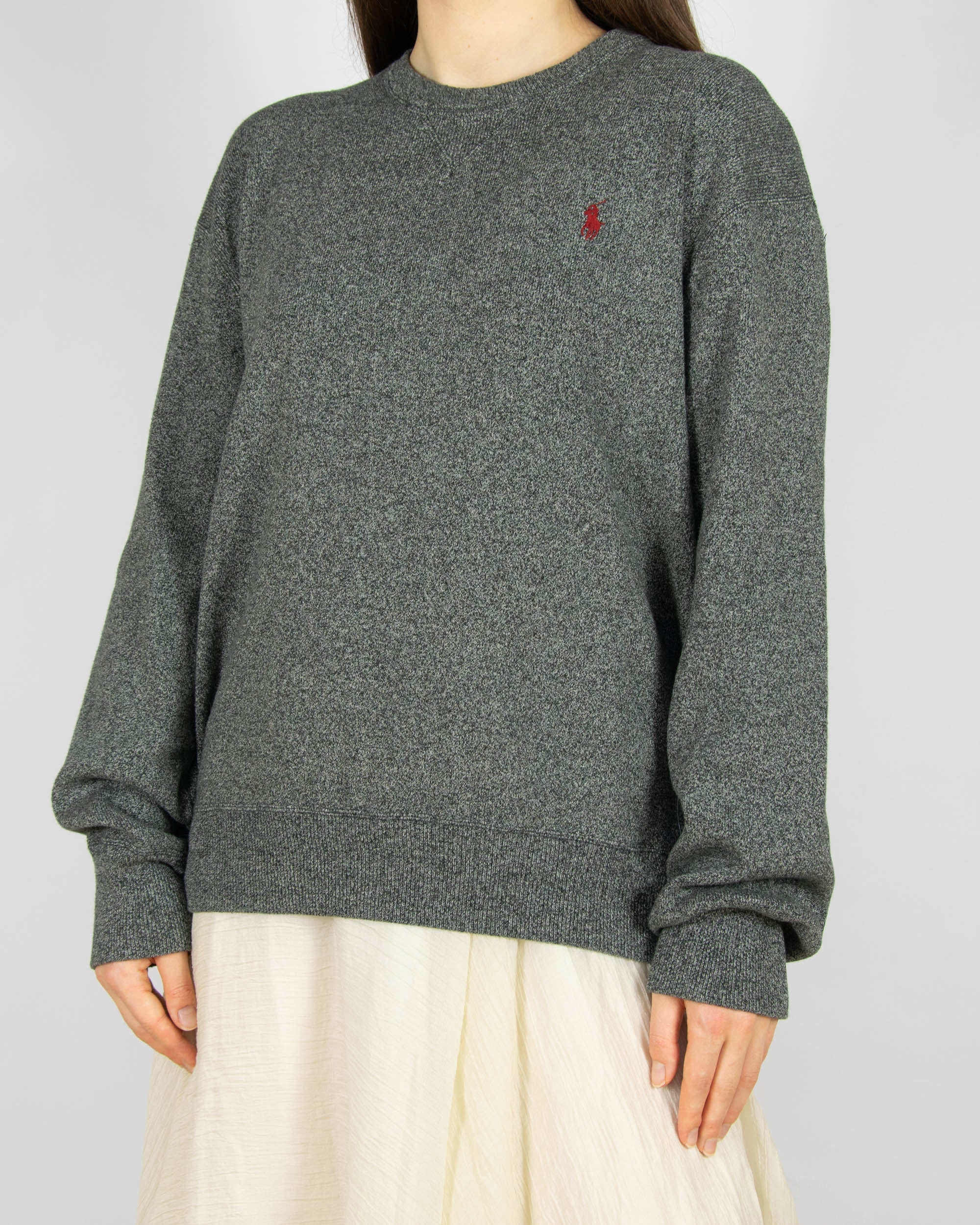 Szara bawełniana bluza Ralph Lauren - M