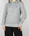 Szara sportowa bluza z kapturem marki premium Ralph Lauren