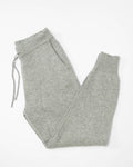 Szare wełniane (merino) spodnie dresowe Pierre Robert - M/L