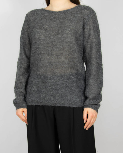 Szary moherowy cienki sweter marki Filippa K