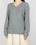 Szary (jedwab + kaszmir) sweter Blue Motion