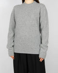Szary (wełna + kaszmir) sweter marki Massimo Dutti