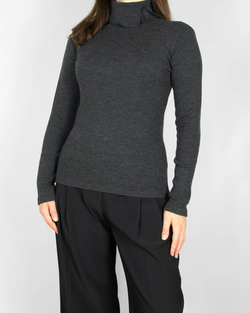 Ciemnoszary (merino) sweter marki premium WE NORWEGIANS
