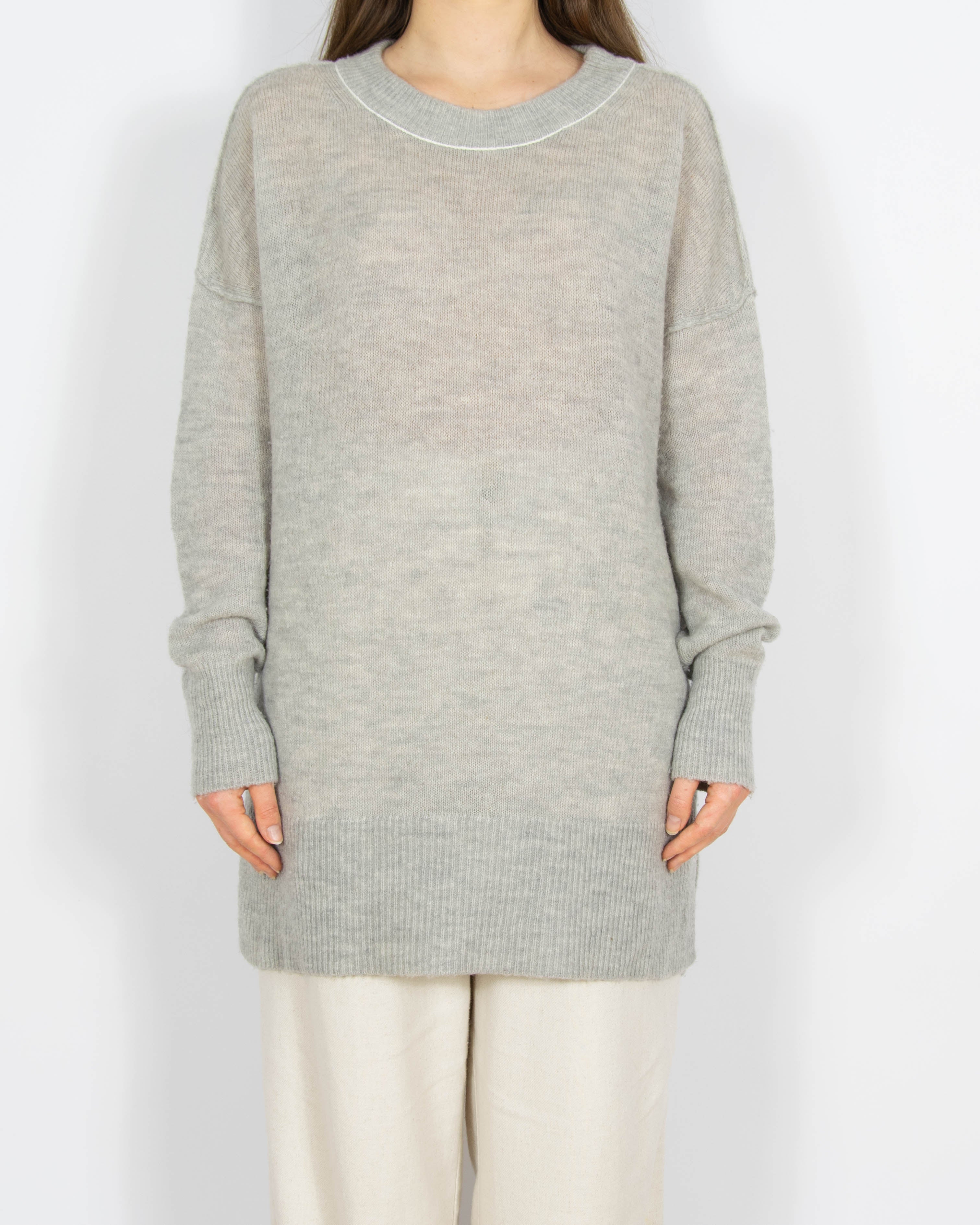 Szary wełniany sweter Marc O'Polo - S/M