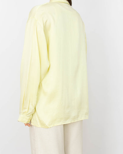 Żółta jedwabna koszula TOPSHOP Boutique - S/M